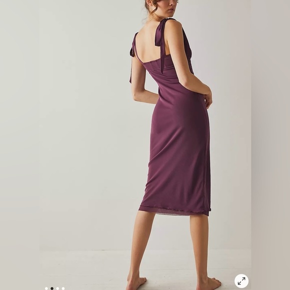 ⭐️Host pick⭐️ Free People x Anthropologie Got Glam Mesh Slip Dress - Picture 11 of 11